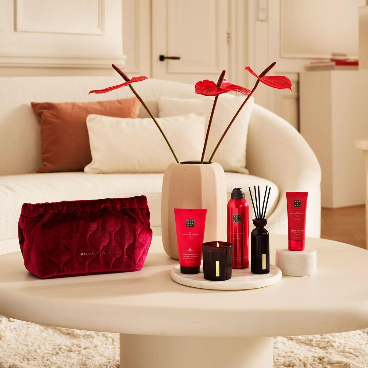 Body Lotion Rituals THE RITUAL OF AYURVEDA 5 Pieces skincare packaging