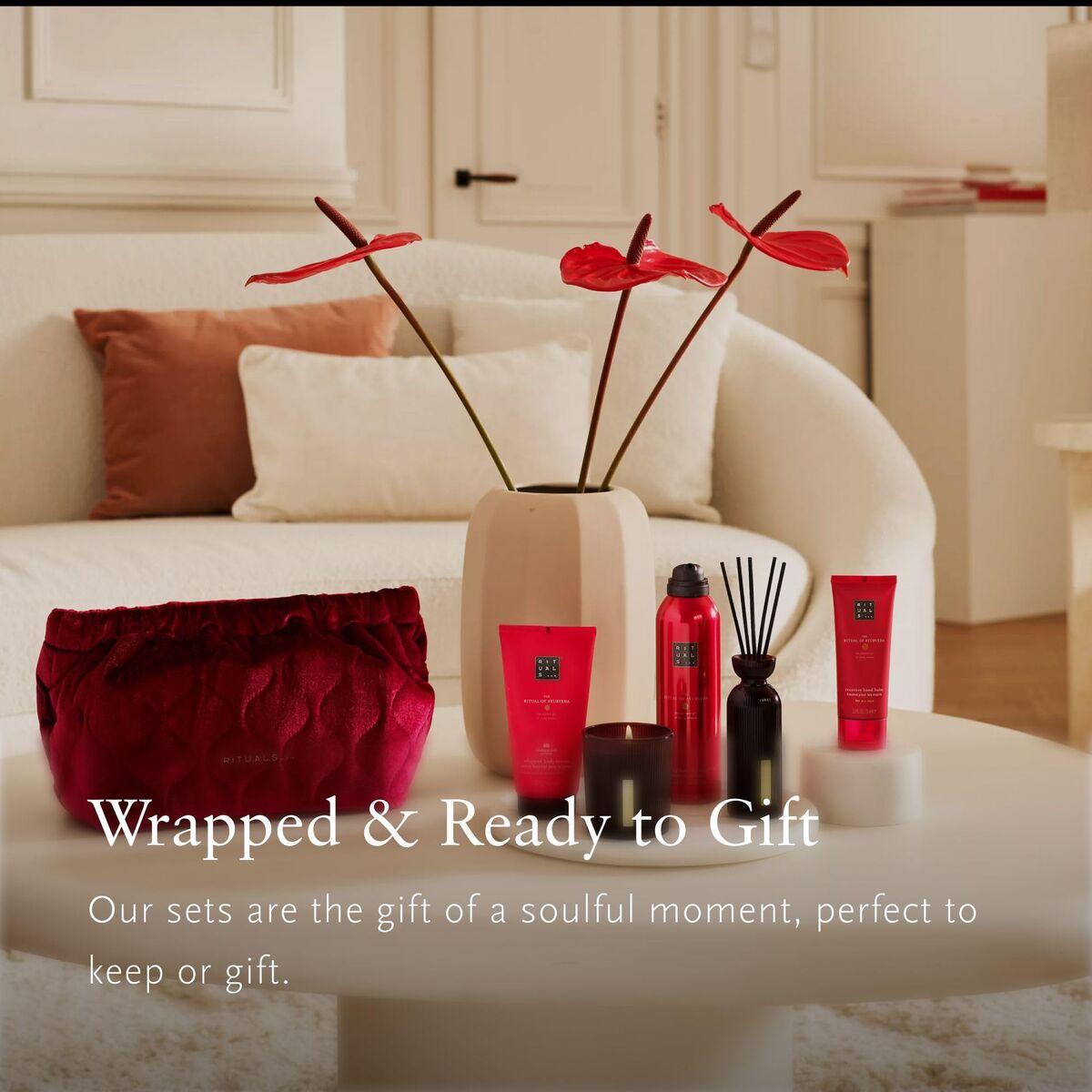 Body Lotion Rituals THE RITUAL OF AYURVEDA 5 Pieces skincare packaging