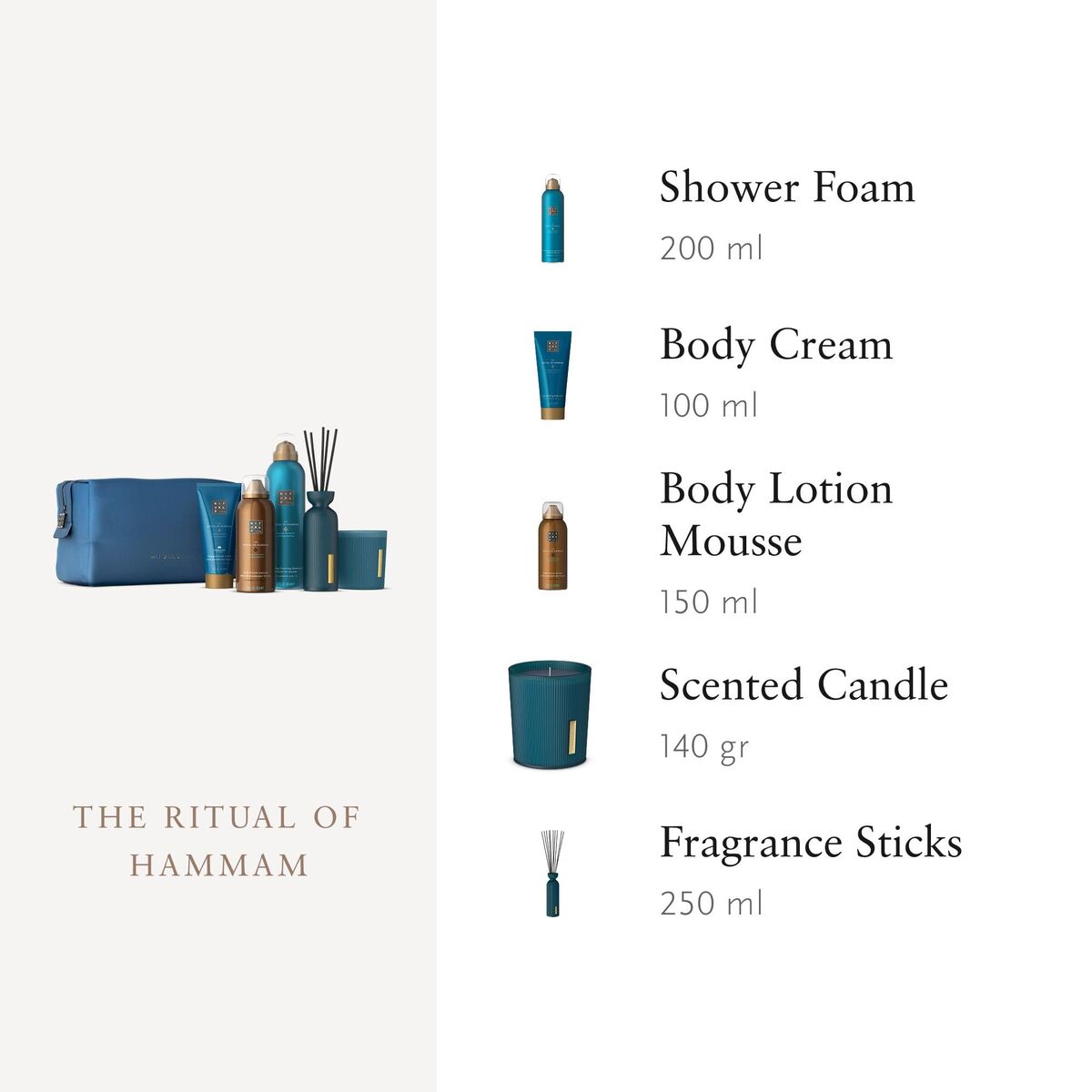 Cosmetic Set Rituals The Rituals Of Hammam 6 Pieces product packaging
