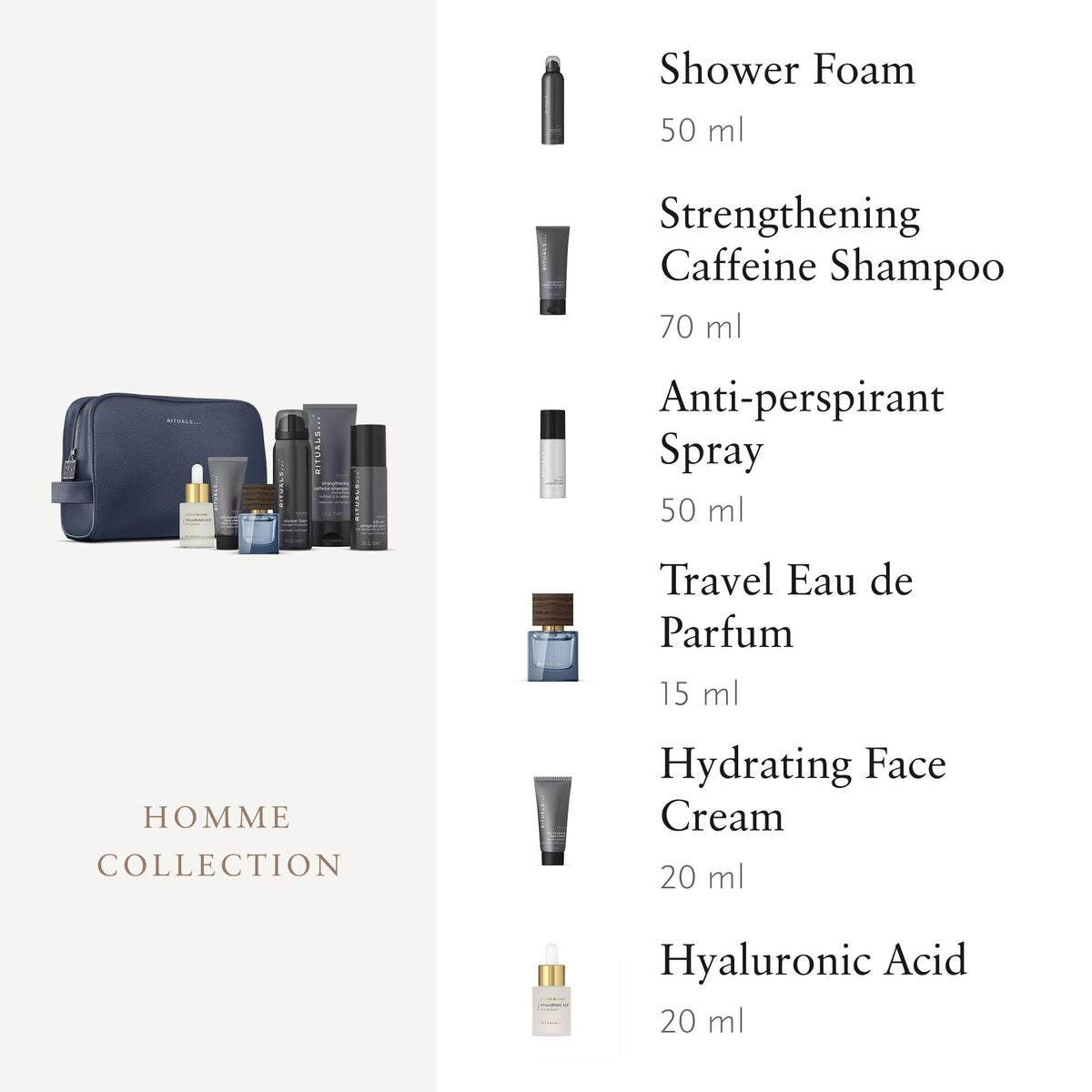 Women's Cosmetics Set Rituals HOMME product packaging