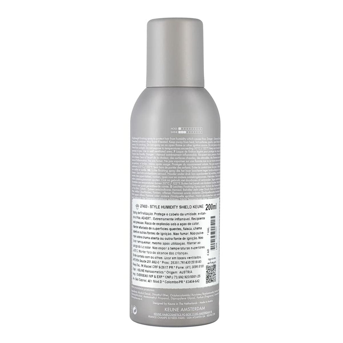 Anti-frizz Conditioner Keune Humidity Shield 200 ml conditioner bottle