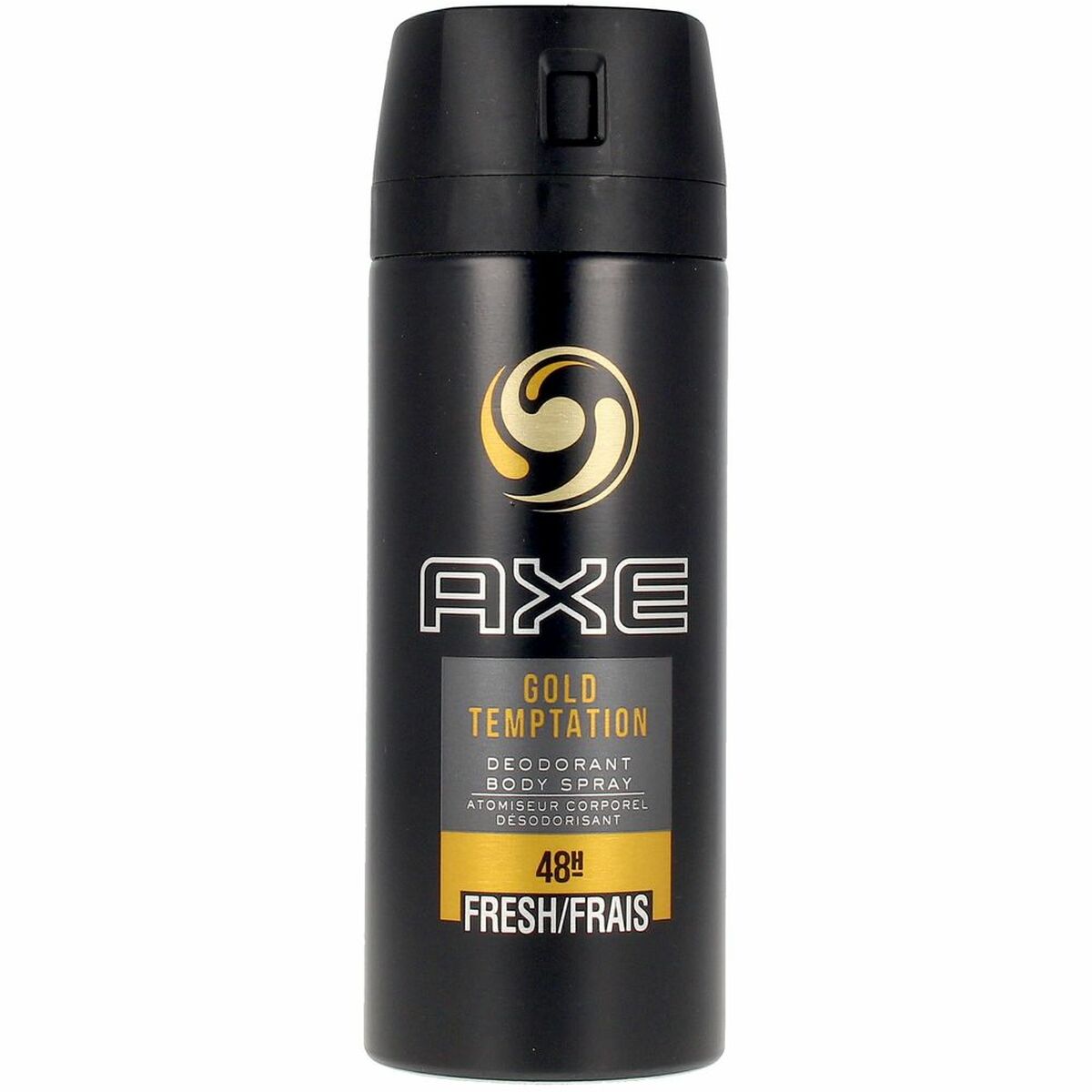 Spray Deodorant Axe Gold Temptation 150 ml for Men product packaging