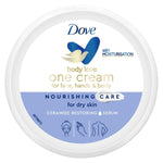 Body Cream Dove Body Love 250 ml for Women skincare packaging
