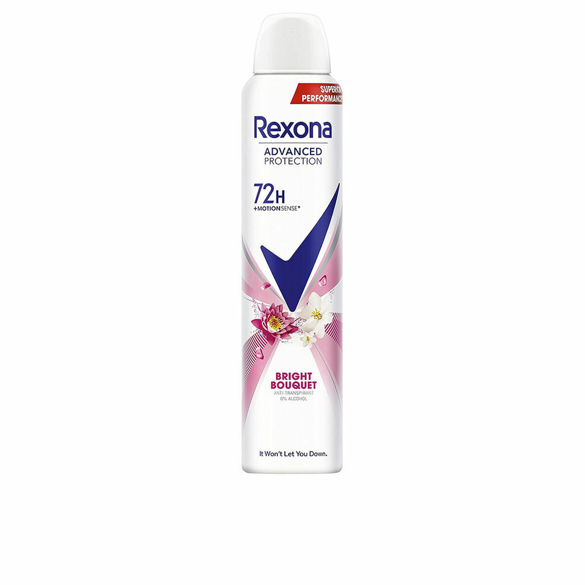 Spray Deodorant Rexona Bright Bouquet 200 ml product packaging