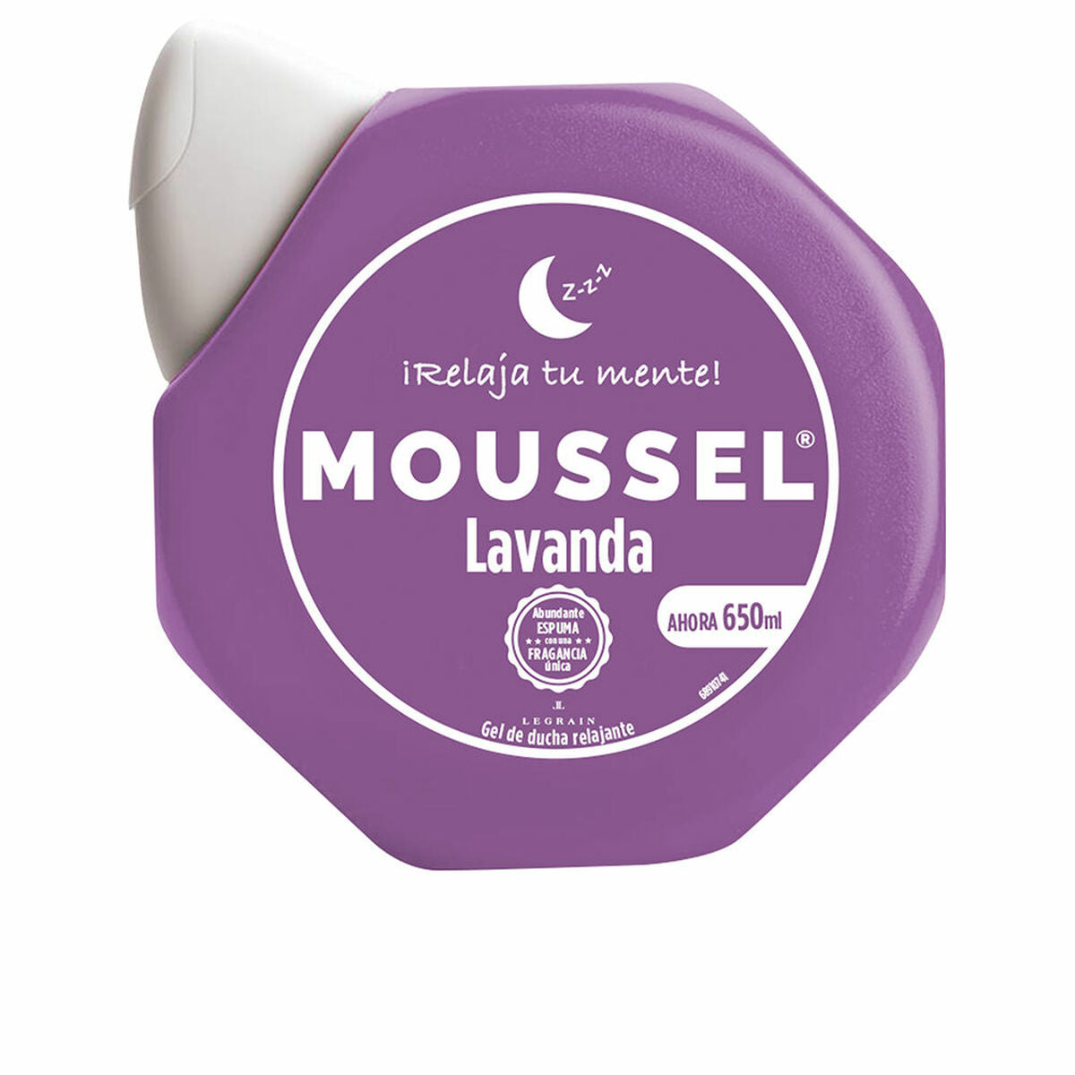Shower Gel Moussel LAVANDA 650 ml skincare packaging