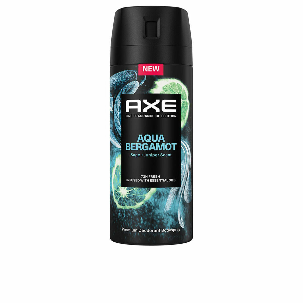 Spray Deodorant Axe Aqua Bergamot 150 ml product packaging