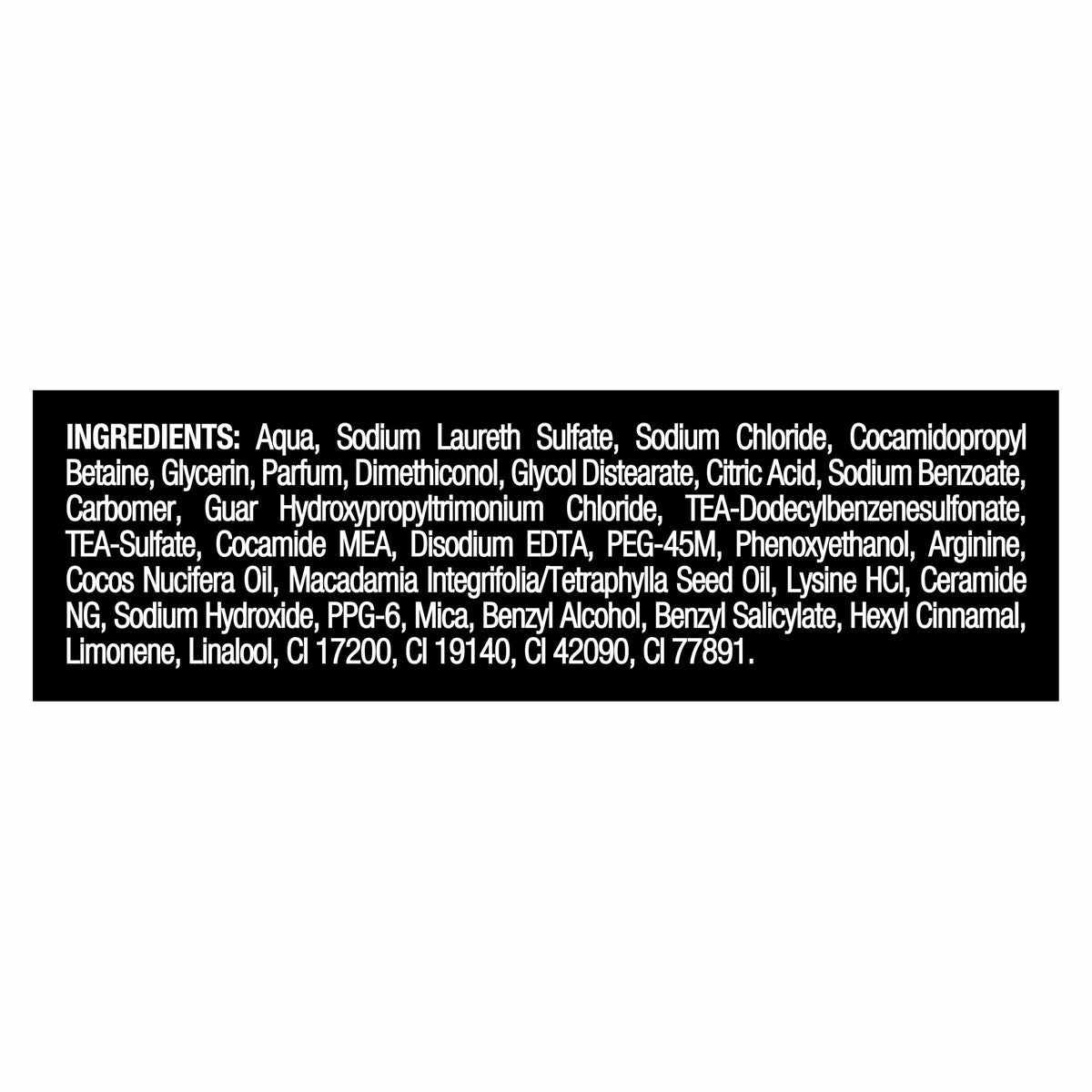 Shampoo Tresemme LAMELLAR SHINE 685 ml shampoo bottle