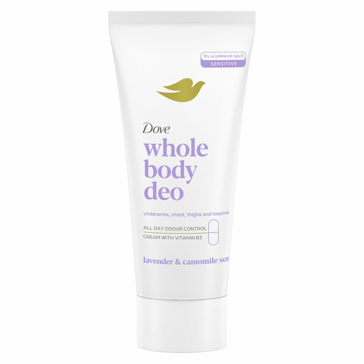Cream Deodorant Dove LAVANDA & CAMOMILA 75 ml skincare packaging