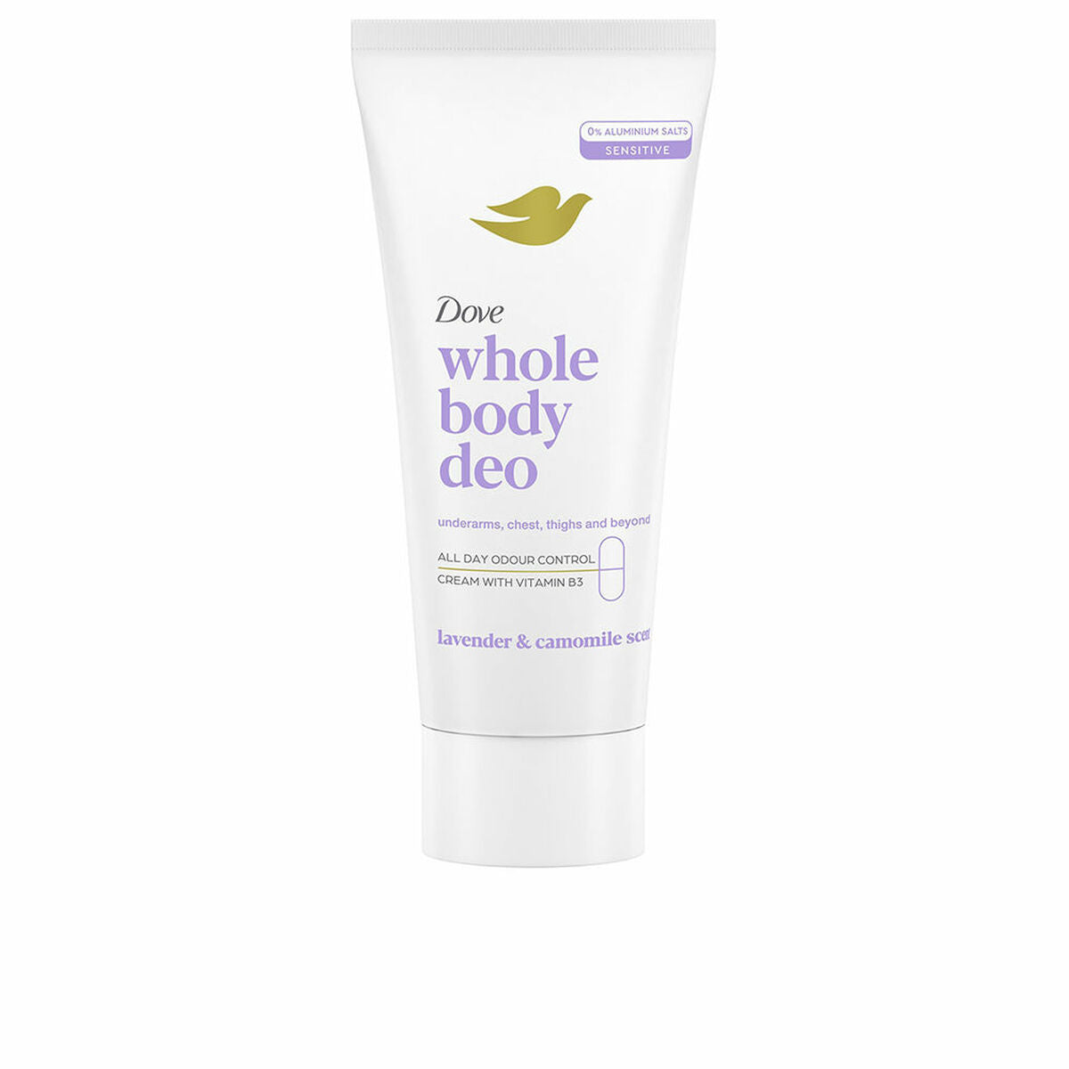 Cream Deodorant Dove LAVANDA & CAMOMILA 75 ml skincare packaging