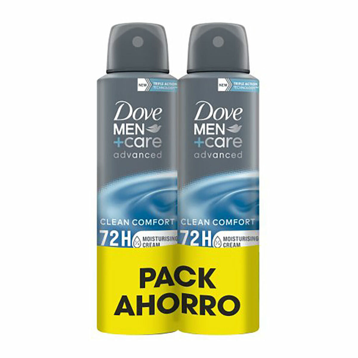 Spray Deodorant Dove men clean confort 150 ml Fresh Men 2 Pieces (2 Units) for Men product packaging