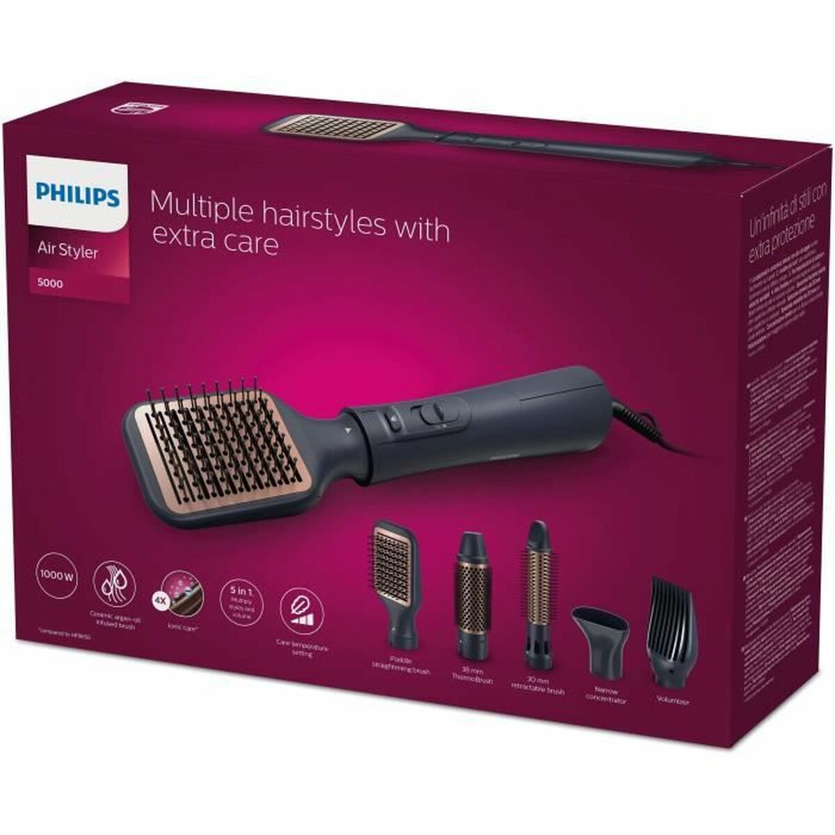 Brush Philips BHA530 1000 W product packaging