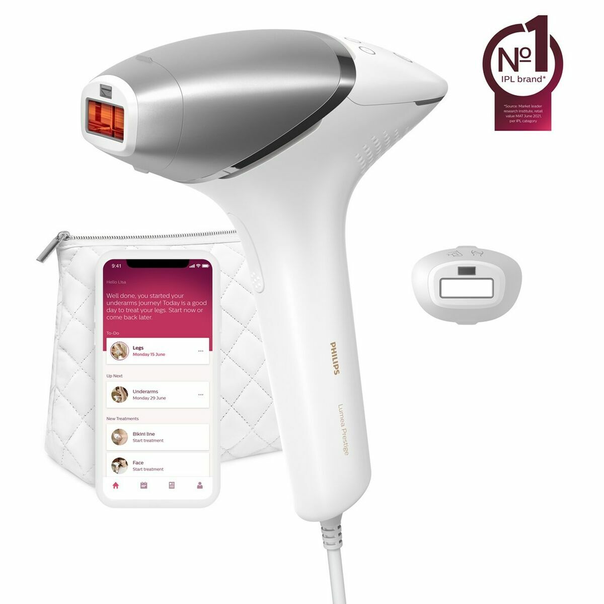 Electric IPL Hair Remover Philips product packaging