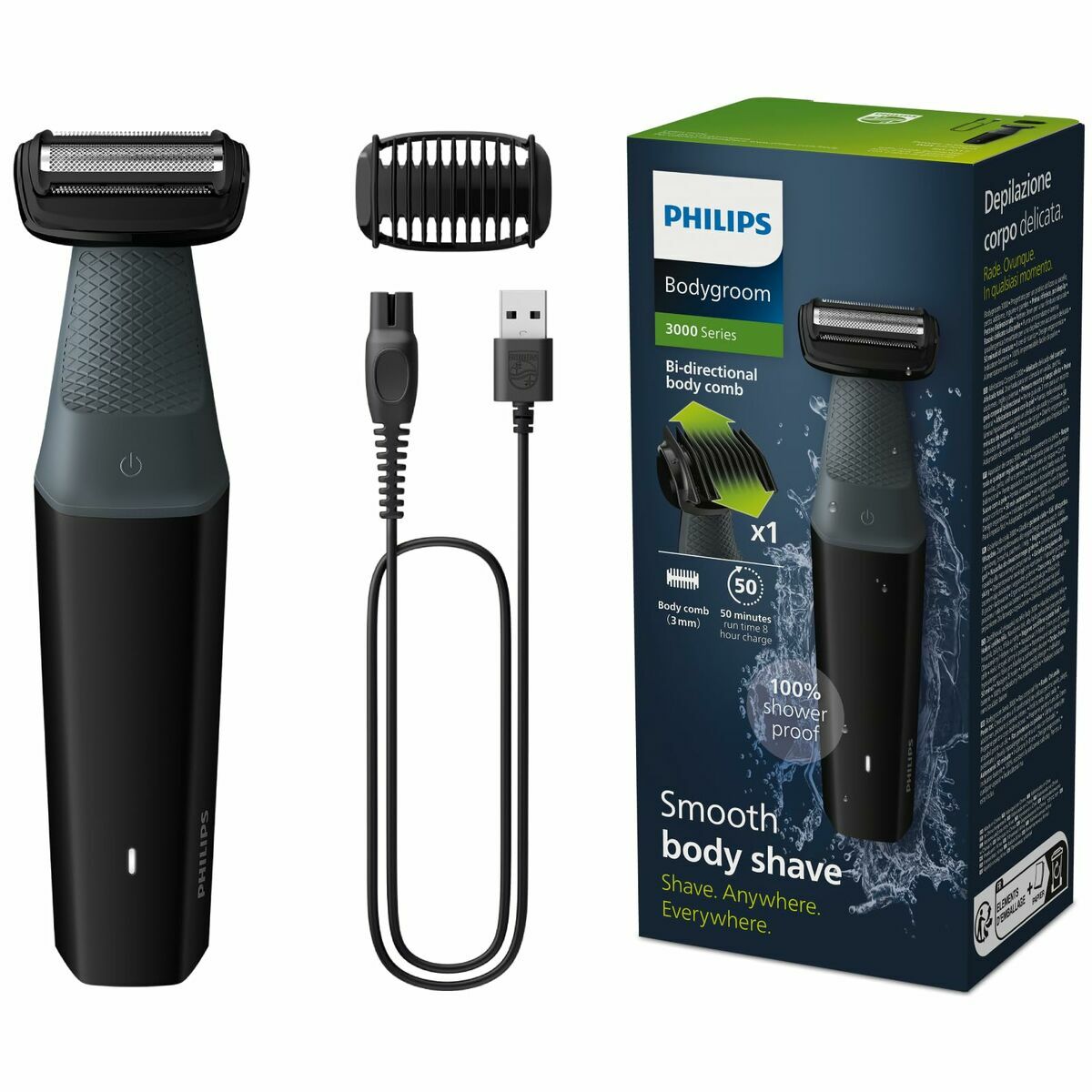 Electric IPL Hair Remover Philips BG3017/01 product packaging