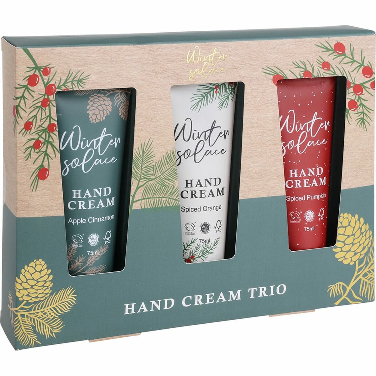 Hand Cream Lifetime winter solace 75 ml 3 Pieces skincare packaging