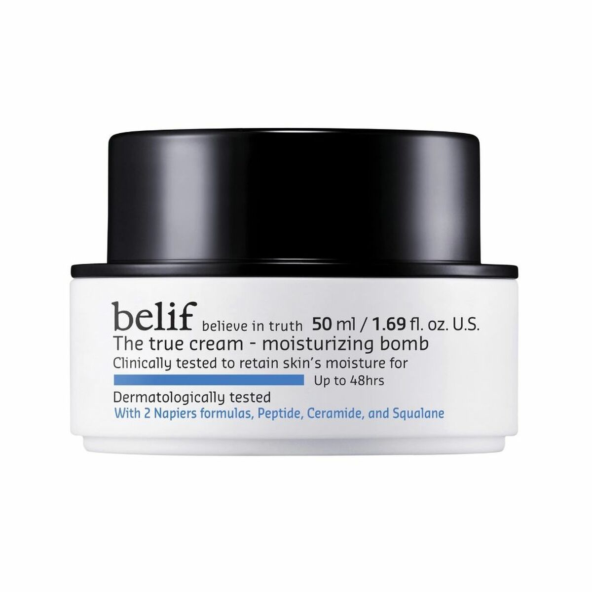 Facial Cream Belif THE TRUE CREAM 50 ml for Women skincare packaging