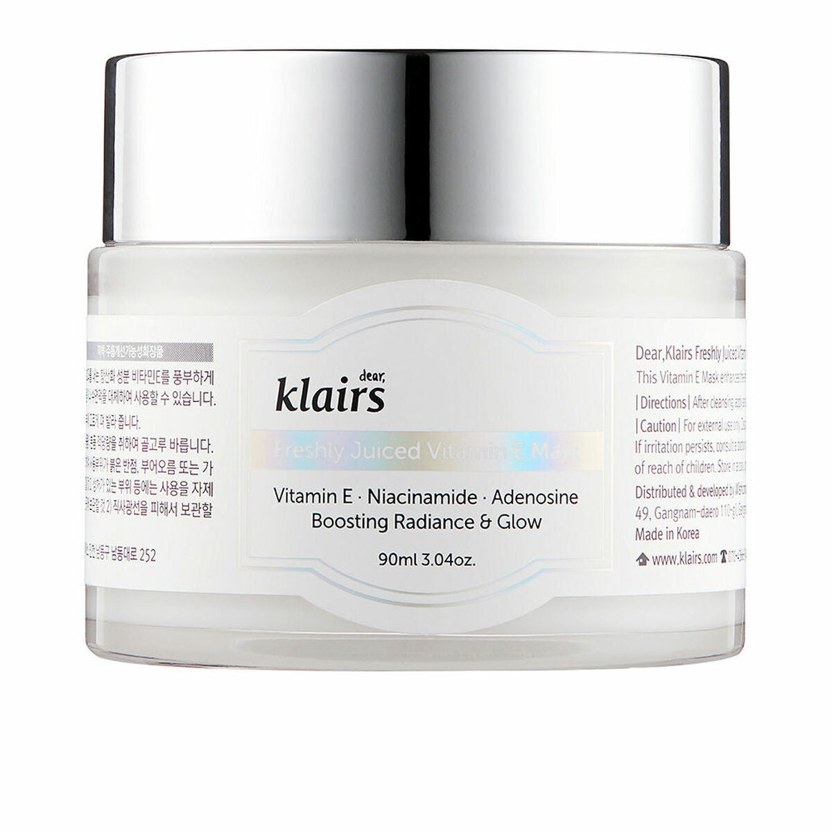 Facial Mask Klairs Freshly Juiced 90 ml mask packaging