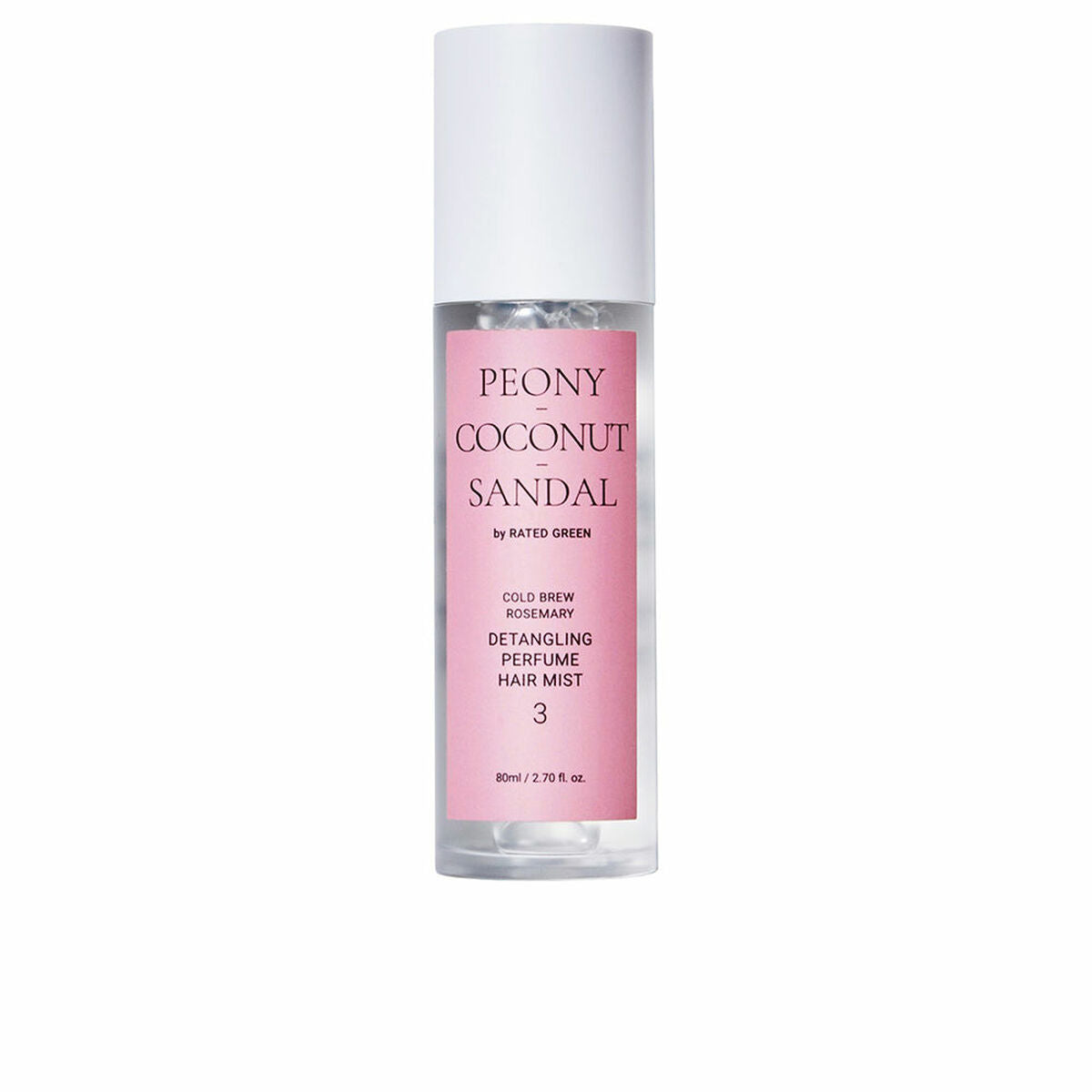 Conditioner Rated Green PEONY COCCONUT SANDAL 80 ml for Women conditioner bottle