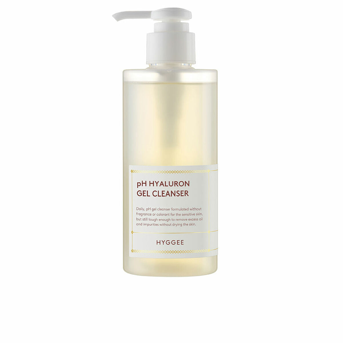 Facial Cleansing Gel HYGGEE Ph Hyaluron 200 ml skincare packaging