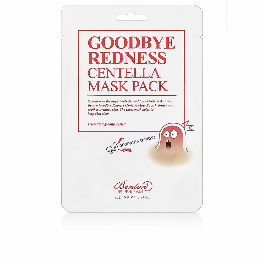 Facial Mask Benton Goodbye Redness Centella 23 g mask packaging