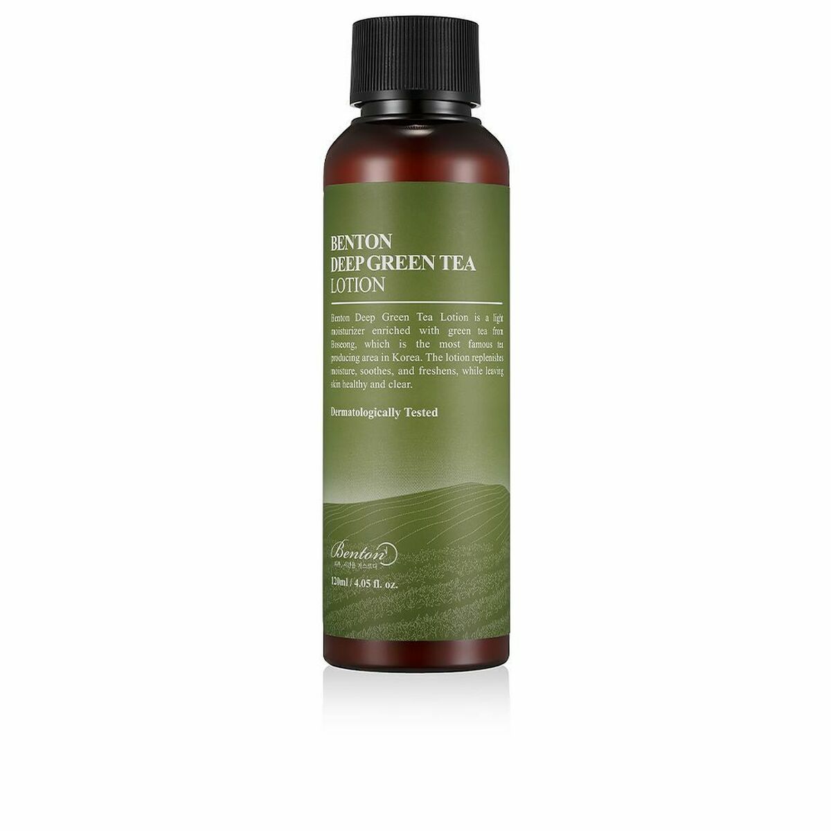 Moisturizing Facial Lotion Benton Deep Green Tea (120 ml) for Women skincare packaging