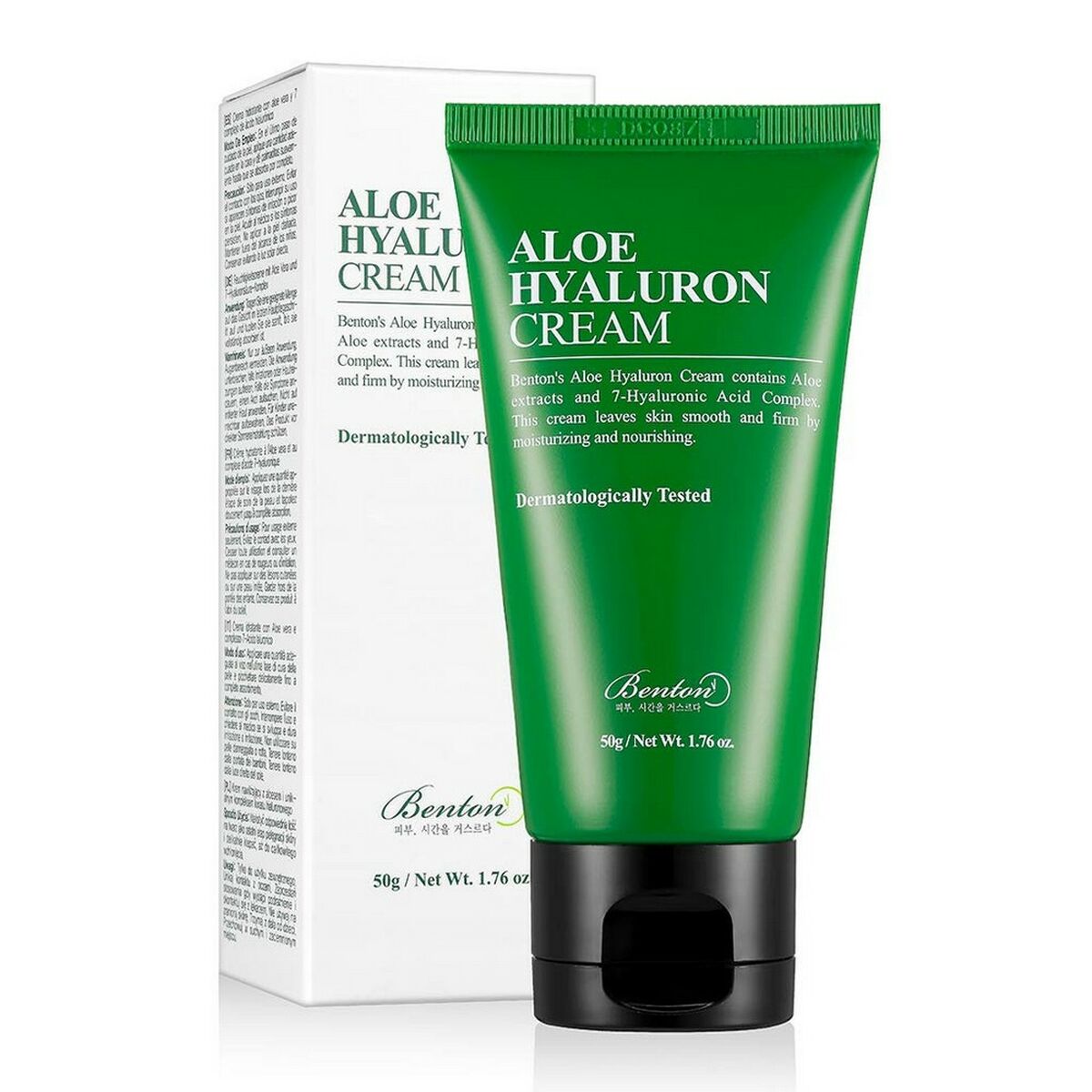 Hydrating Facial Cream Benton Aloe Hyaluron 50 g for Women skincare packaging
