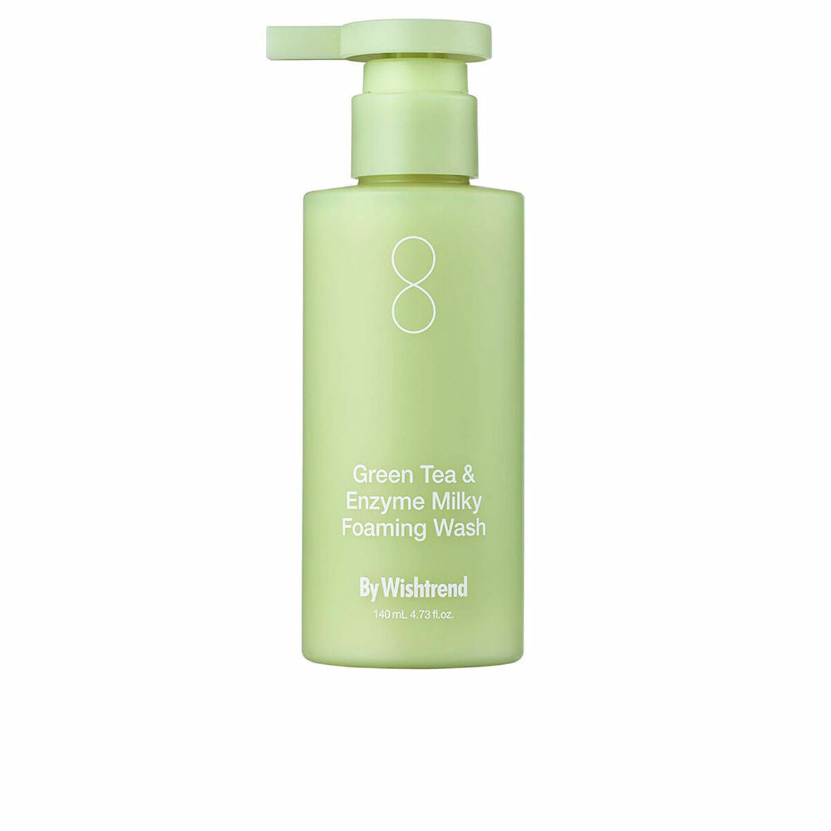 Cleansing Foam By Wishtrend GREEN TEA & ENZYME MILKY 140 ml product packaging