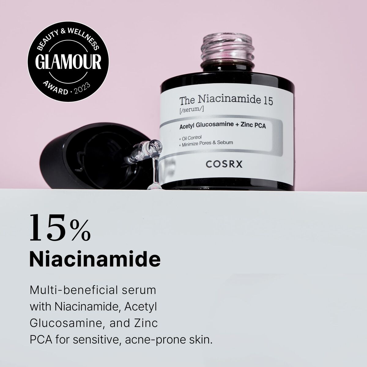Facial Cream Cosrx THE NIACINAMIDE 20 ml for Women skincare packaging