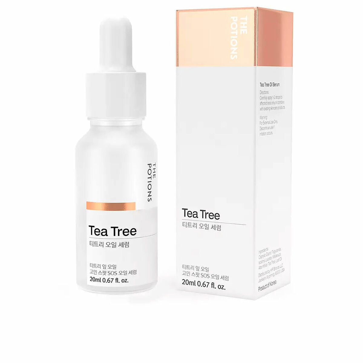Day Cream The Potions Tee Tree Oil 20 ml for Women skincare packaging