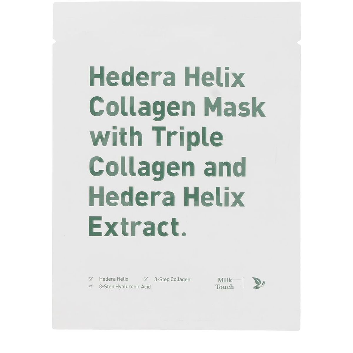 Facial Mask Milk Touch HEDERA HELIX COLLAGEN (5 Units) mask packaging