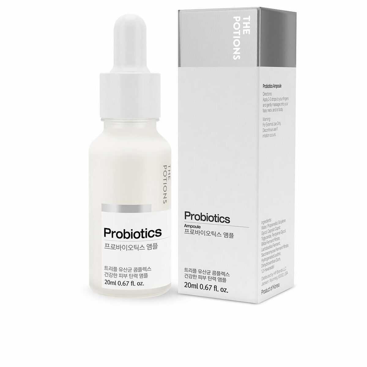 Day Cream The Potions Probiotics 20 ml for Women skincare packaging