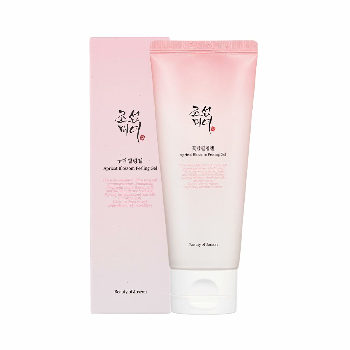 Exfoliating Facial Gel Beauty of Joseon APRICOT BLOSSOM 100 ml for Women skincare packaging