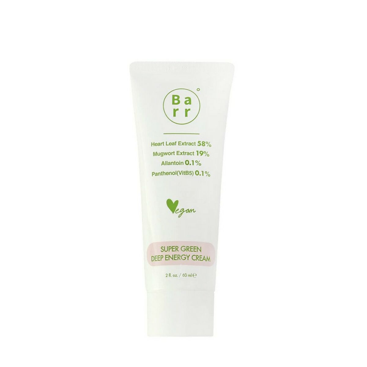 Hydrating Facial Cream Barr Super Green Deep Energy 60 ml skincare packaging