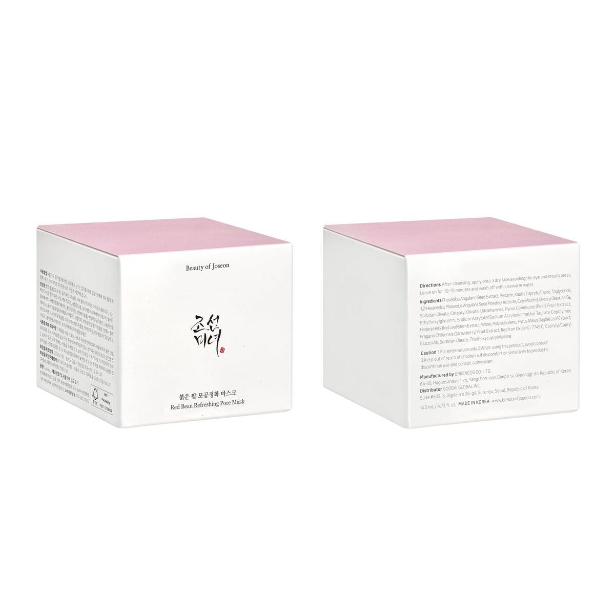 Exfoliating Mask Beauty of Joseon RED BEAN 140 ml mask packaging
