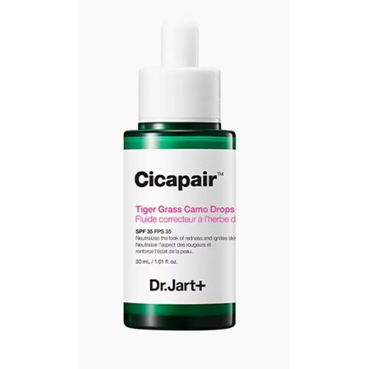 Facial Corrector DR.JART+ CICAPAIR Spf 35 30 ml product packaging