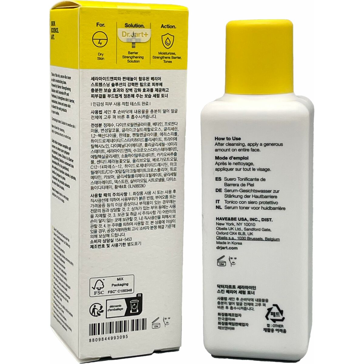 Dressing Gown DR.JART+ CERAMIDIN 150 ml product packaging