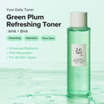Facial Cleansing Gel Beauty of Joseon GREEN PLUM 150 ml for Women skincare packaging