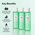 Facial Cleansing Gel Beauty of Joseon GREEN PLUM 150 ml for Women skincare packaging