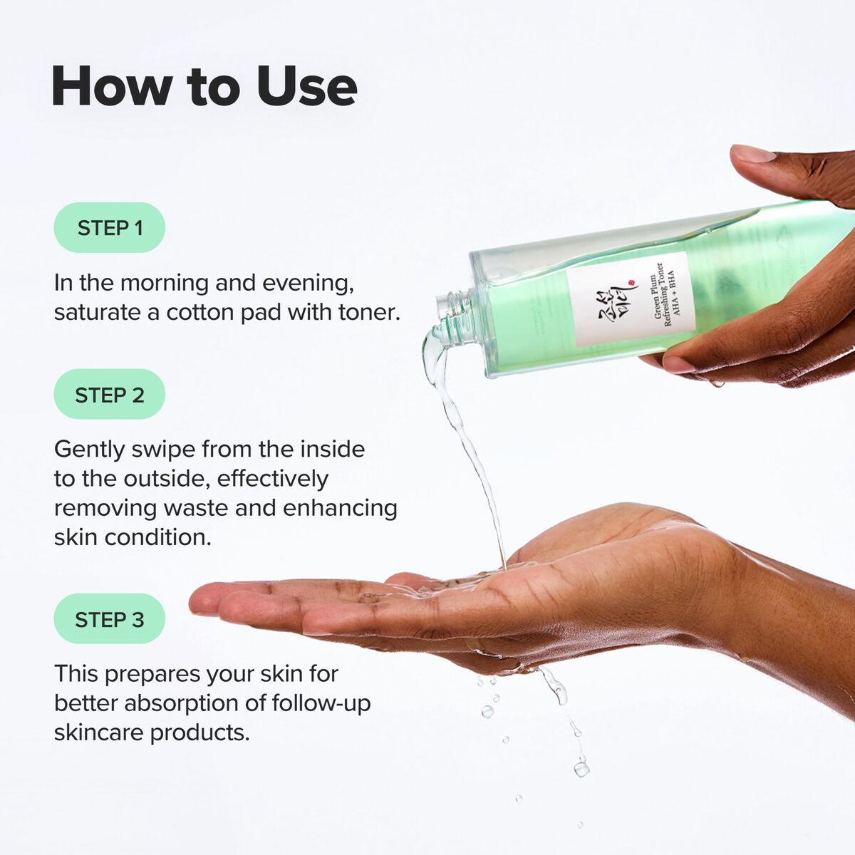 Facial Cleansing Gel Beauty of Joseon GREEN PLUM 150 ml for Women skincare packaging