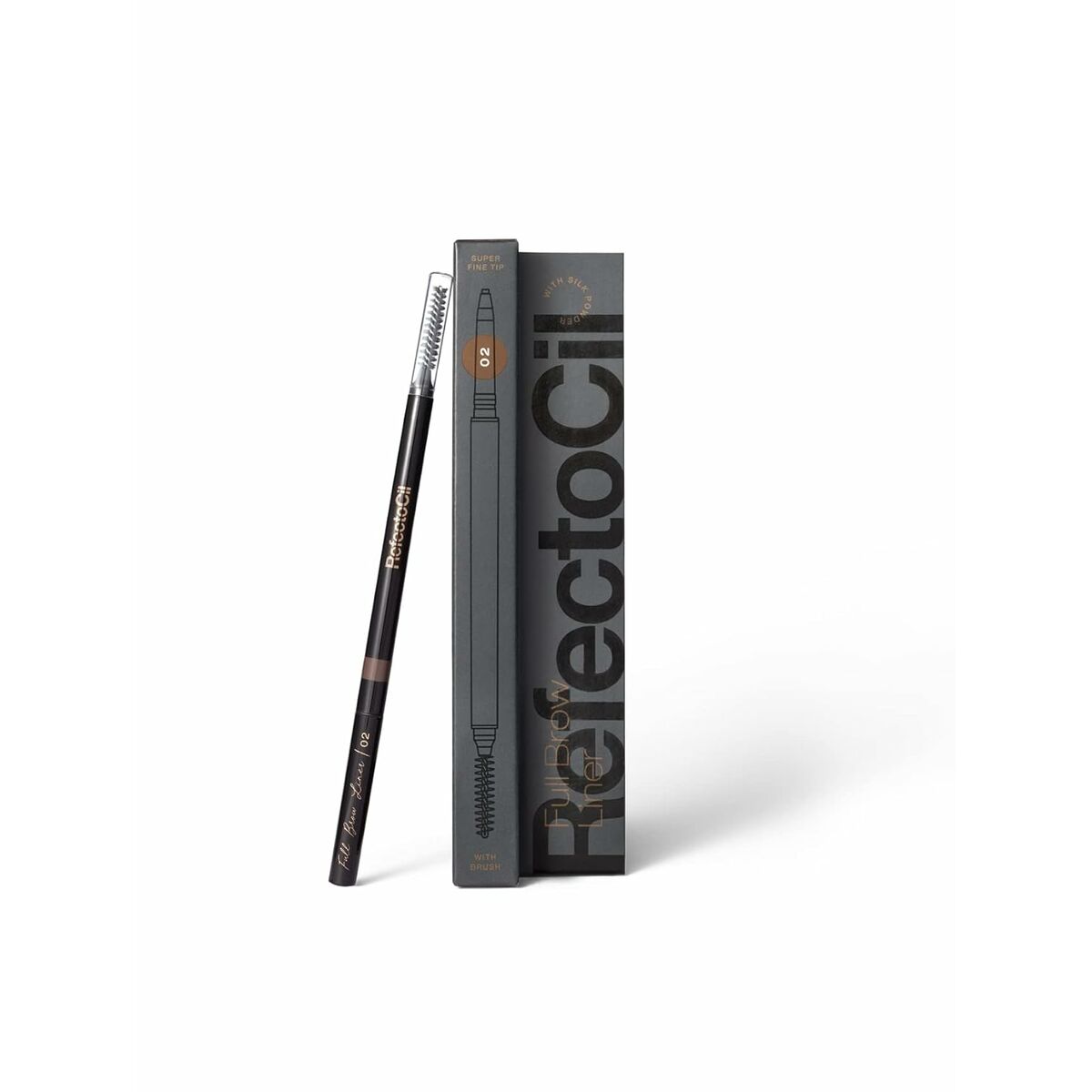 Eyebrow Pencil RefectoCil Nº 2 Medium brown product packaging
