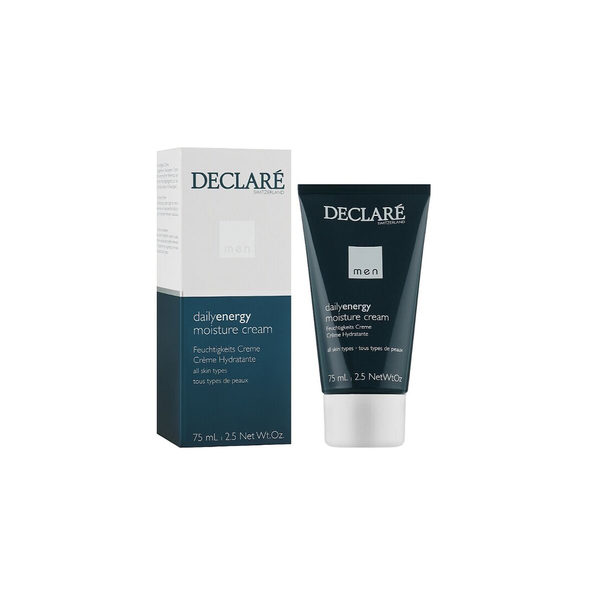 Day Cream Declaré 75 ml for Men skincare packaging