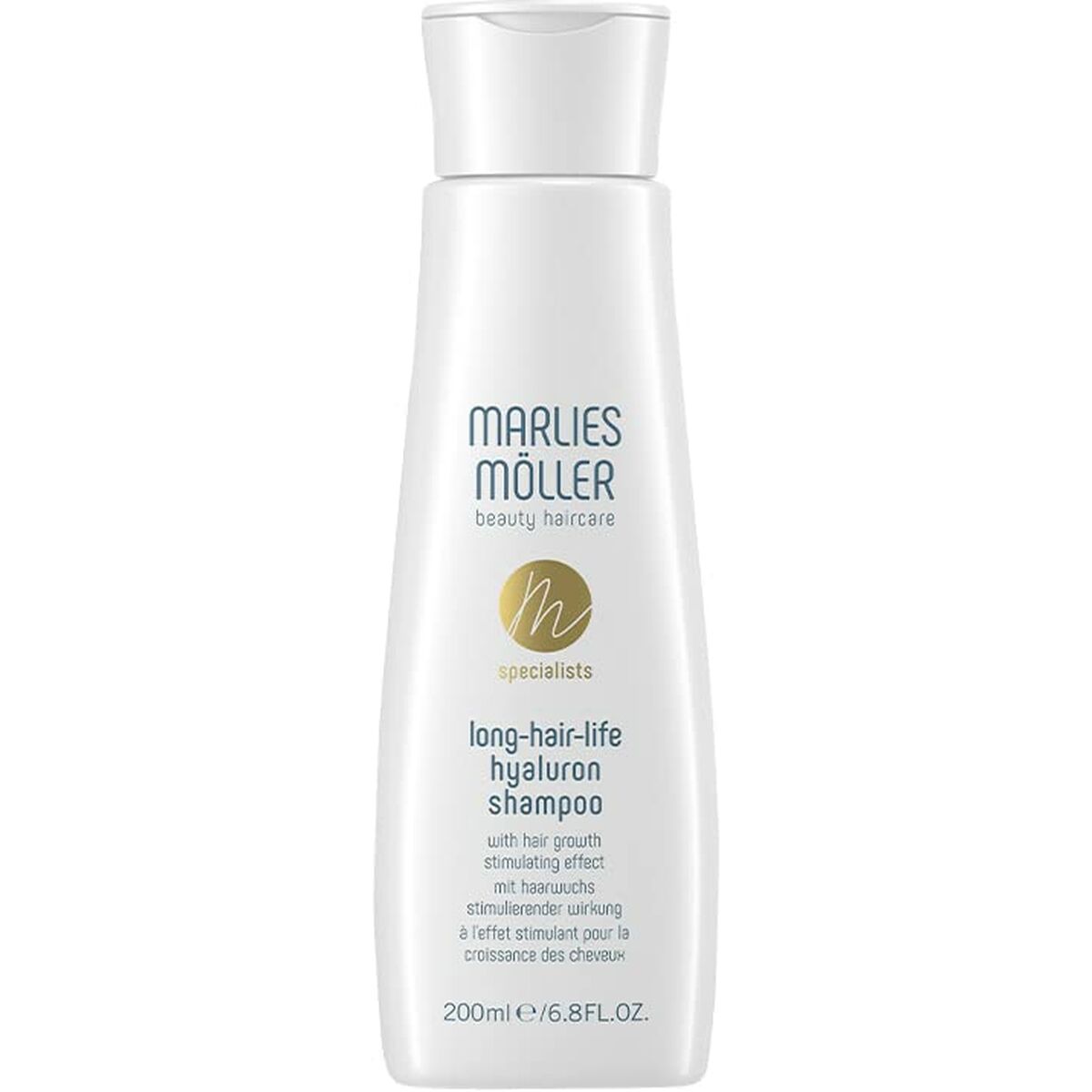 Shampoo Marlies Möller Long Hair Life Hyaluron 200 ml for Women shampoo bottle