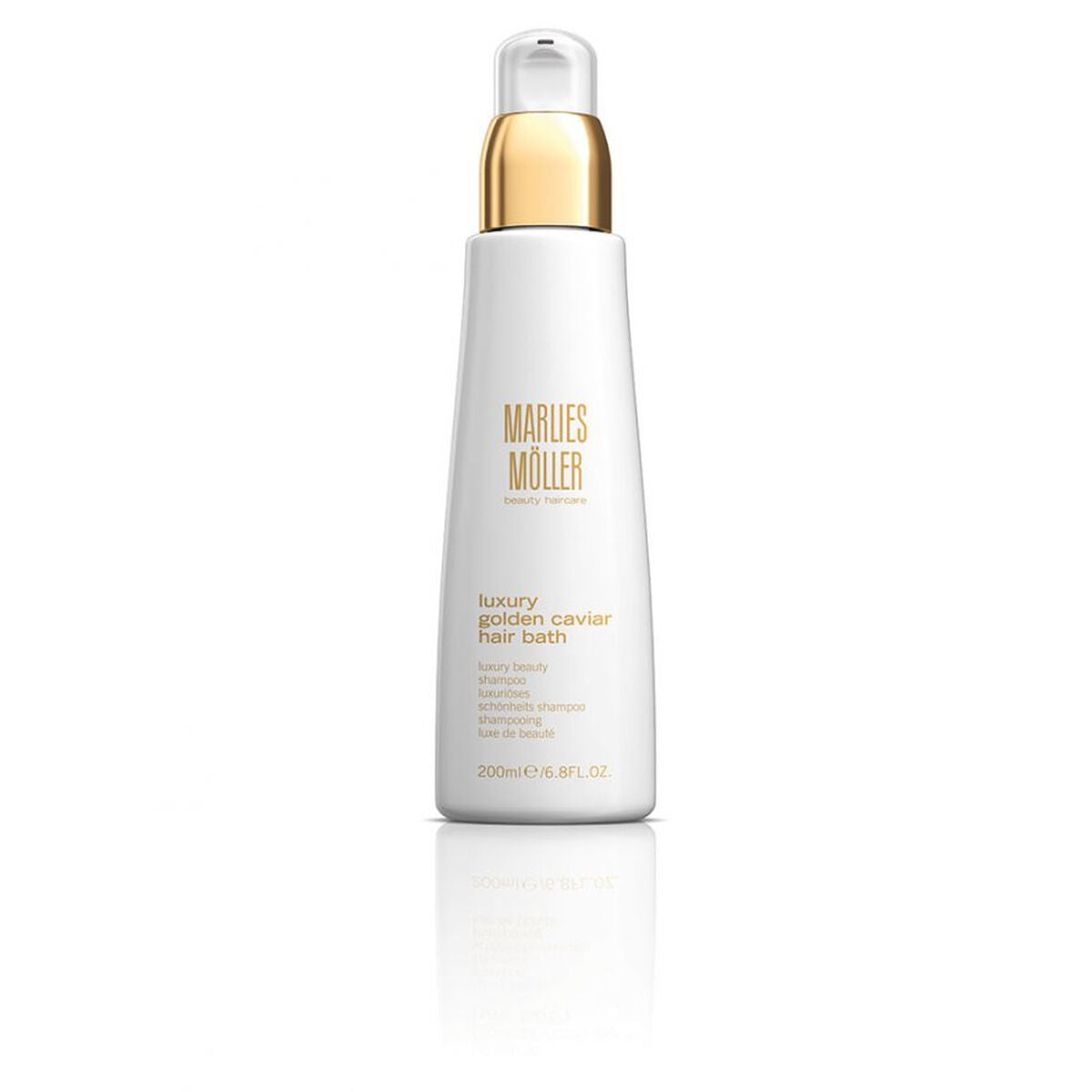 Nourishing Shampoo Marlies Möller Luxury 200 ml Caviar extract shampoo bottle