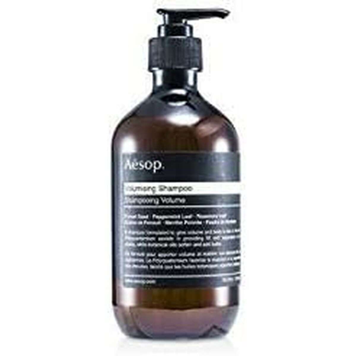 Shampoo Aesop Volumising 500 ml for Women shampoo bottle