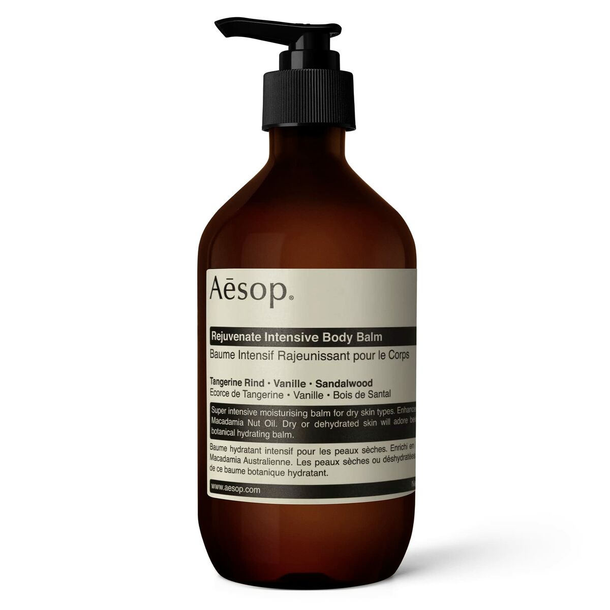 Body Lotion Aesop REJUVENATE INTENSIVE 500 ml for Men skincare packaging