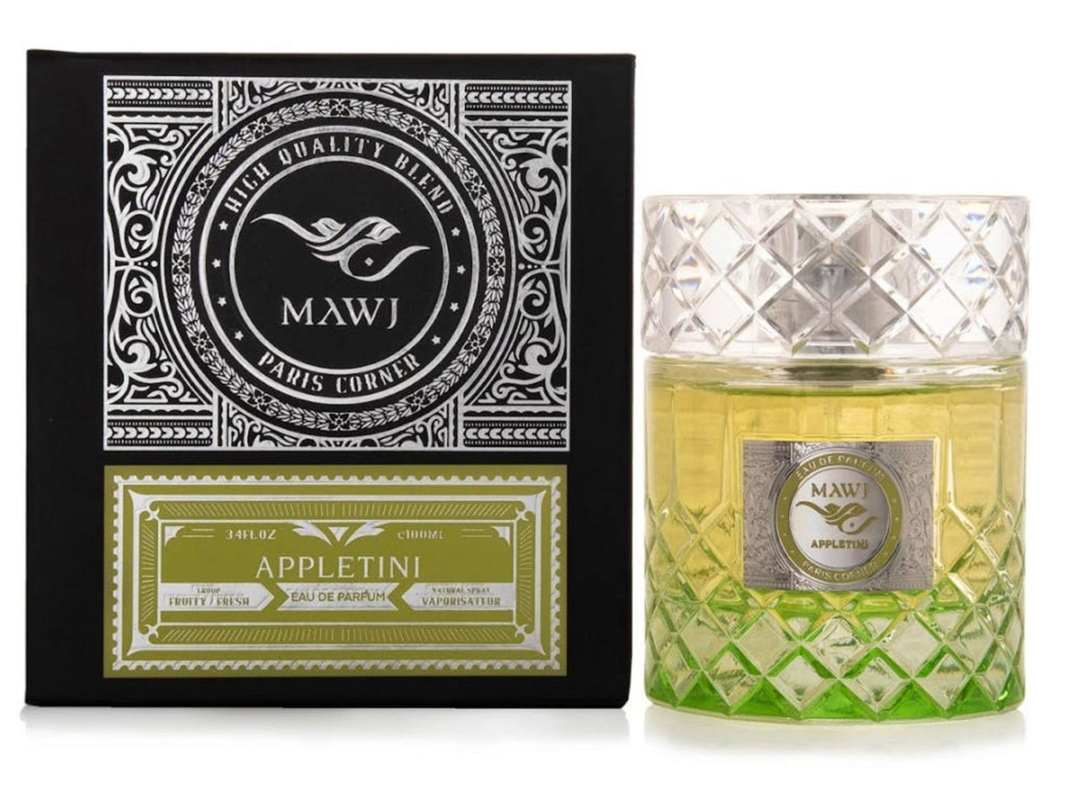Paris Corner, Mawj Appletini, Eau De Parfum, Unisex, 100 ml