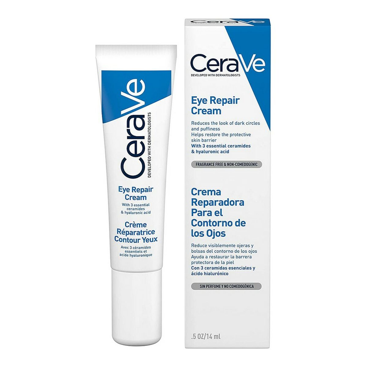 Cream for Eye Area CeraVe Eye Repair Cream 14 ml skincare packaging