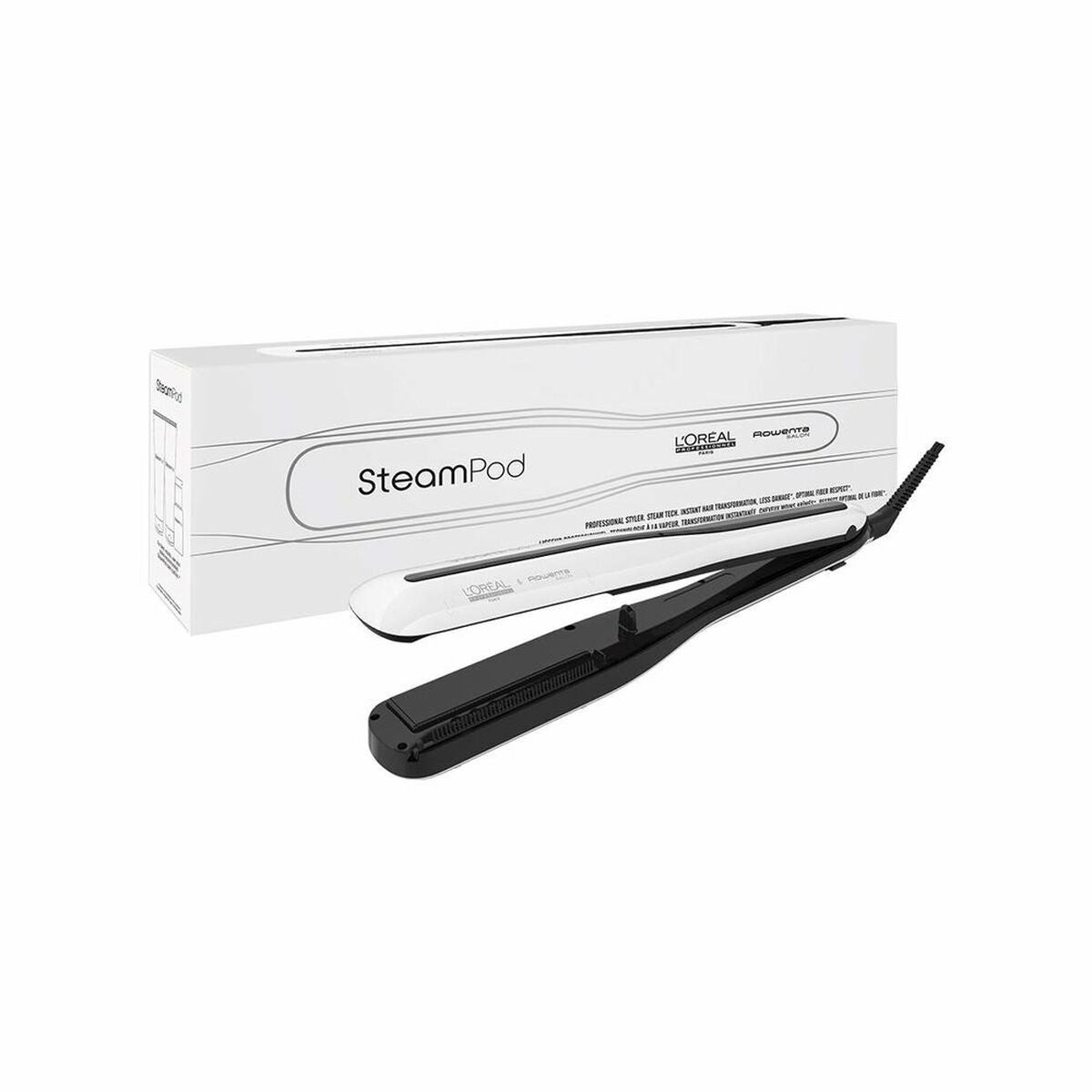 Hair Straightener L'Oréal Paris E3141800 White/Black 2-in-1 White product packaging