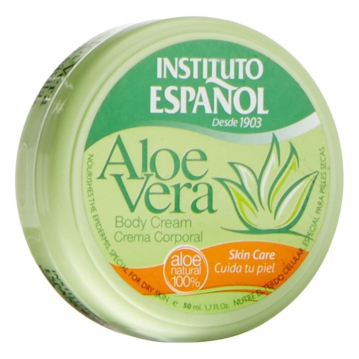 Moisturising Body Cream Instituto Español 50 ml Aloe Vera skincare packaging