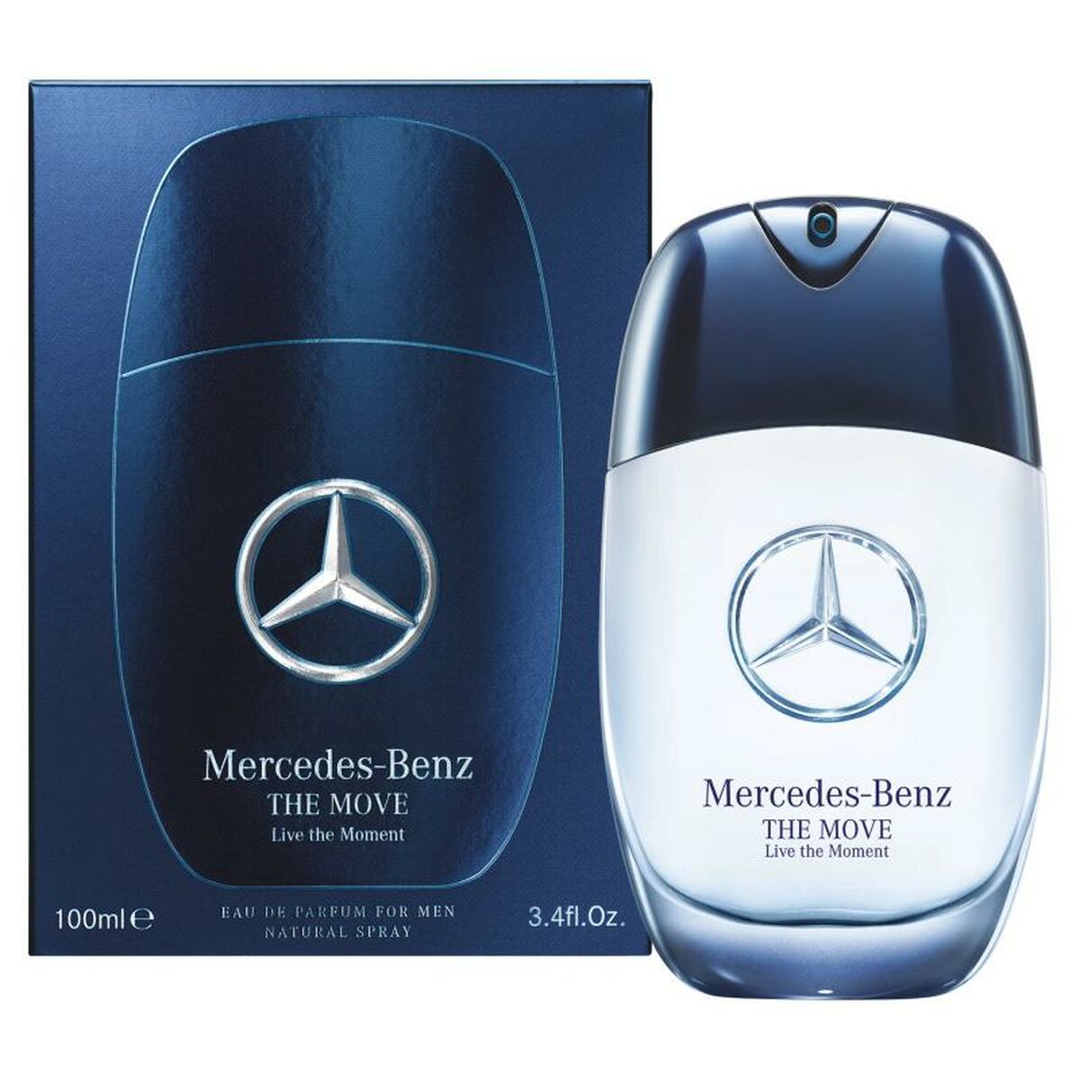 Men's Perfume Mercedes Benz The Move Live The Moment EDP 100 ml for Men bottle