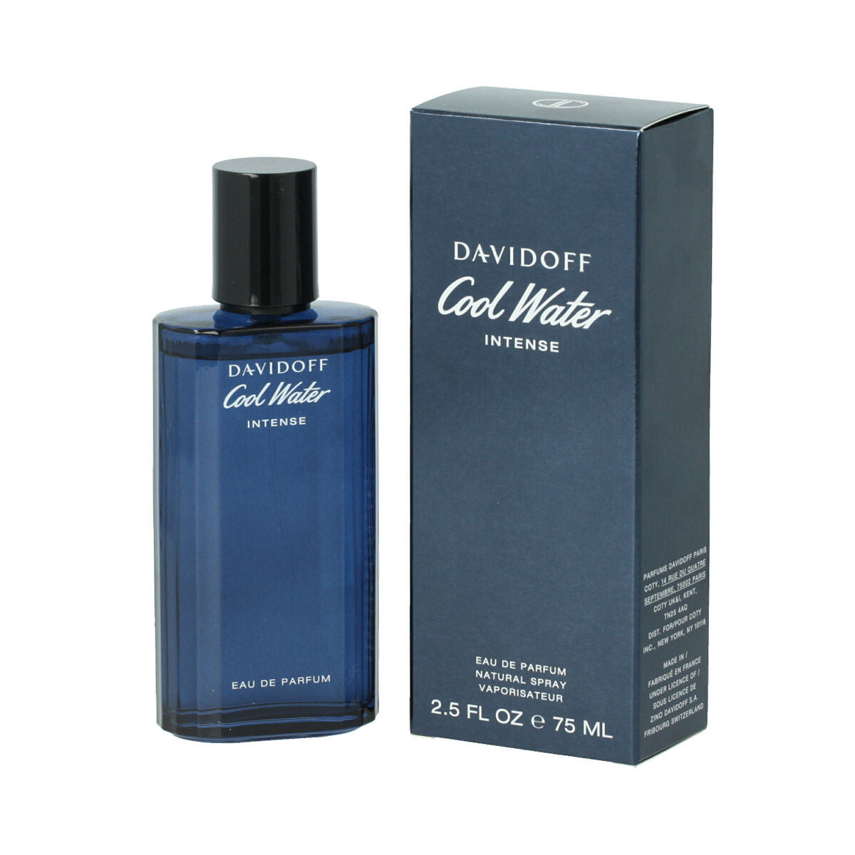 Men's Perfume Davidoff Cool Water Intense EDP 75 ml for Men bottle